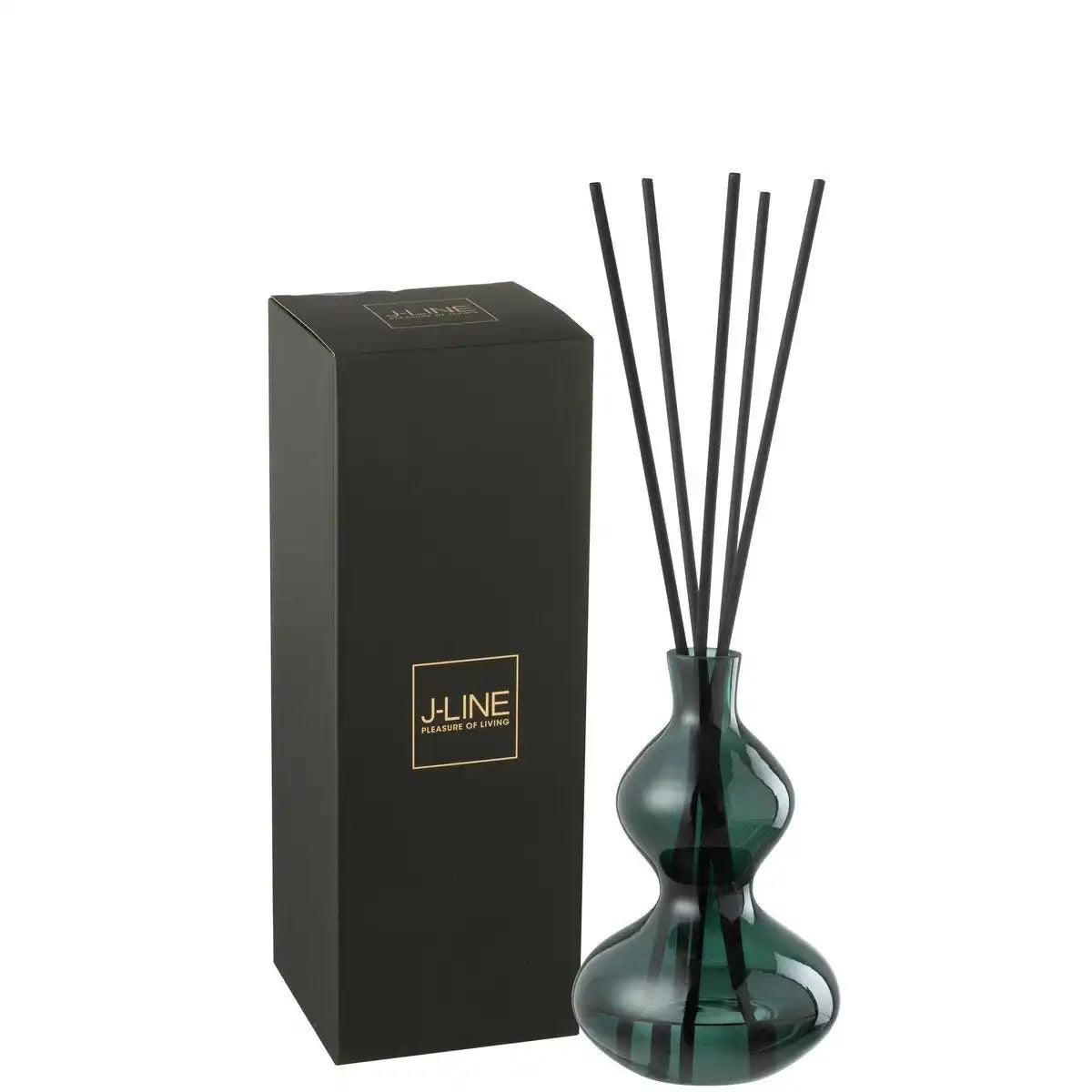 J-Line Duftöl Cedar Breeze Glas Dunkelgrün Klein - HomeDesign Knaus