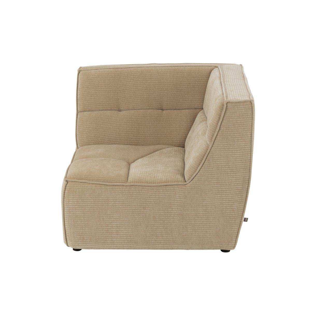 J-Line Ecksitzgitter Pappelholz/Mousse Dunkelbeige - HomeDesign Knaus