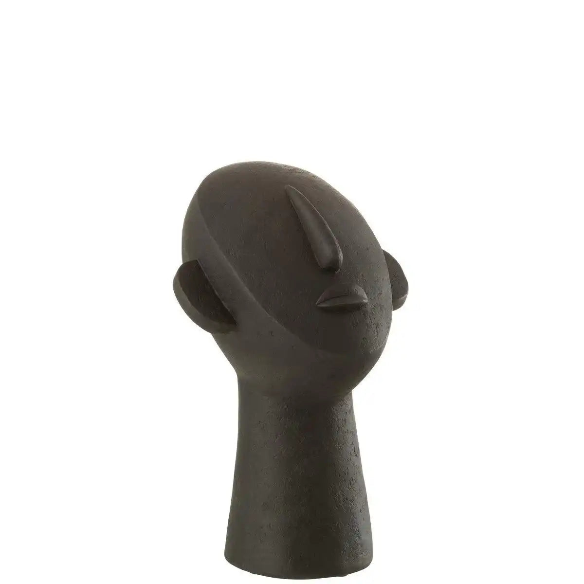 J-Line Figur Gesicht Poly Schwarz - HomeDesign Knaus