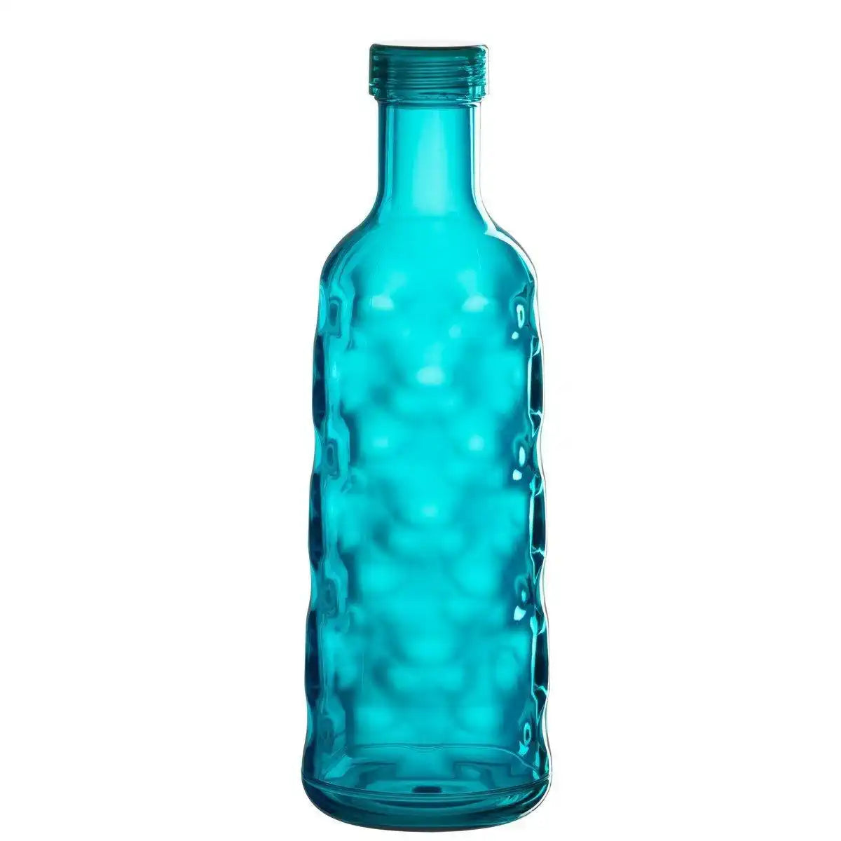 J-Line-Flasche Hammered in Geschenkbox – Kunststoff – Blau - HomeDesign Knaus
