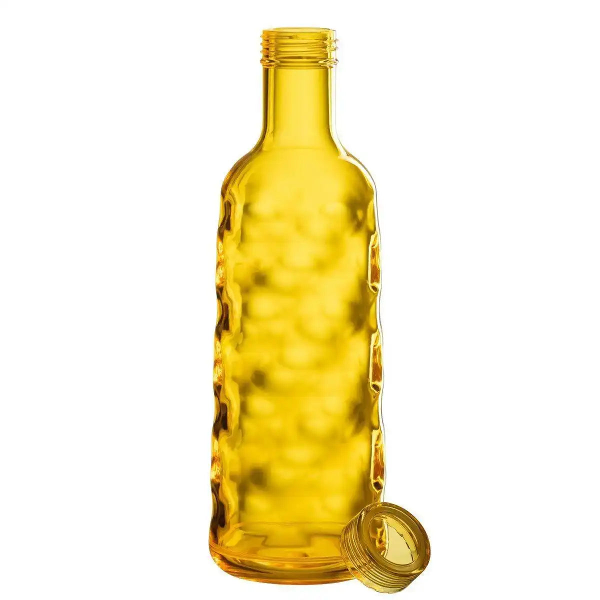 J-Line-Flasche Hammered In Giftbox – Kunststoff – Gelb - HomeDesign Knaus