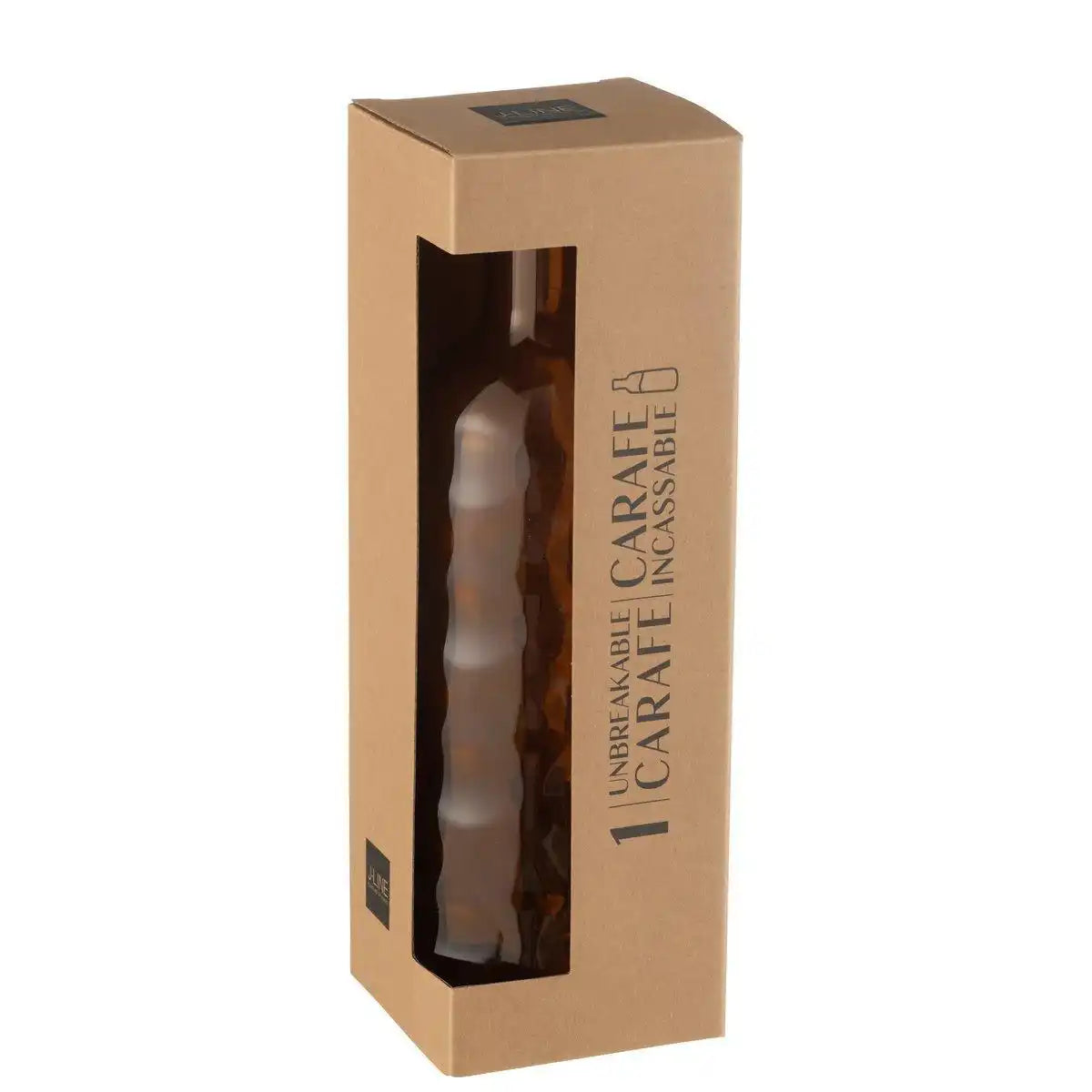 J-Line Flasche Hammered In Giftbox – Kunststoff – Orange - HomeDesign Knaus