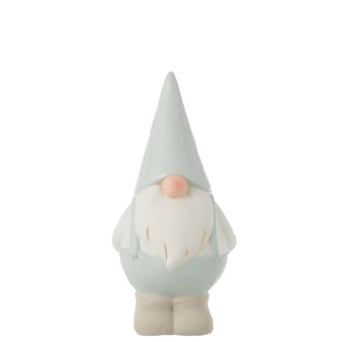 J-Line Gnome Keramik Weiß/Hellblau Medium - HomeDesign Knaus