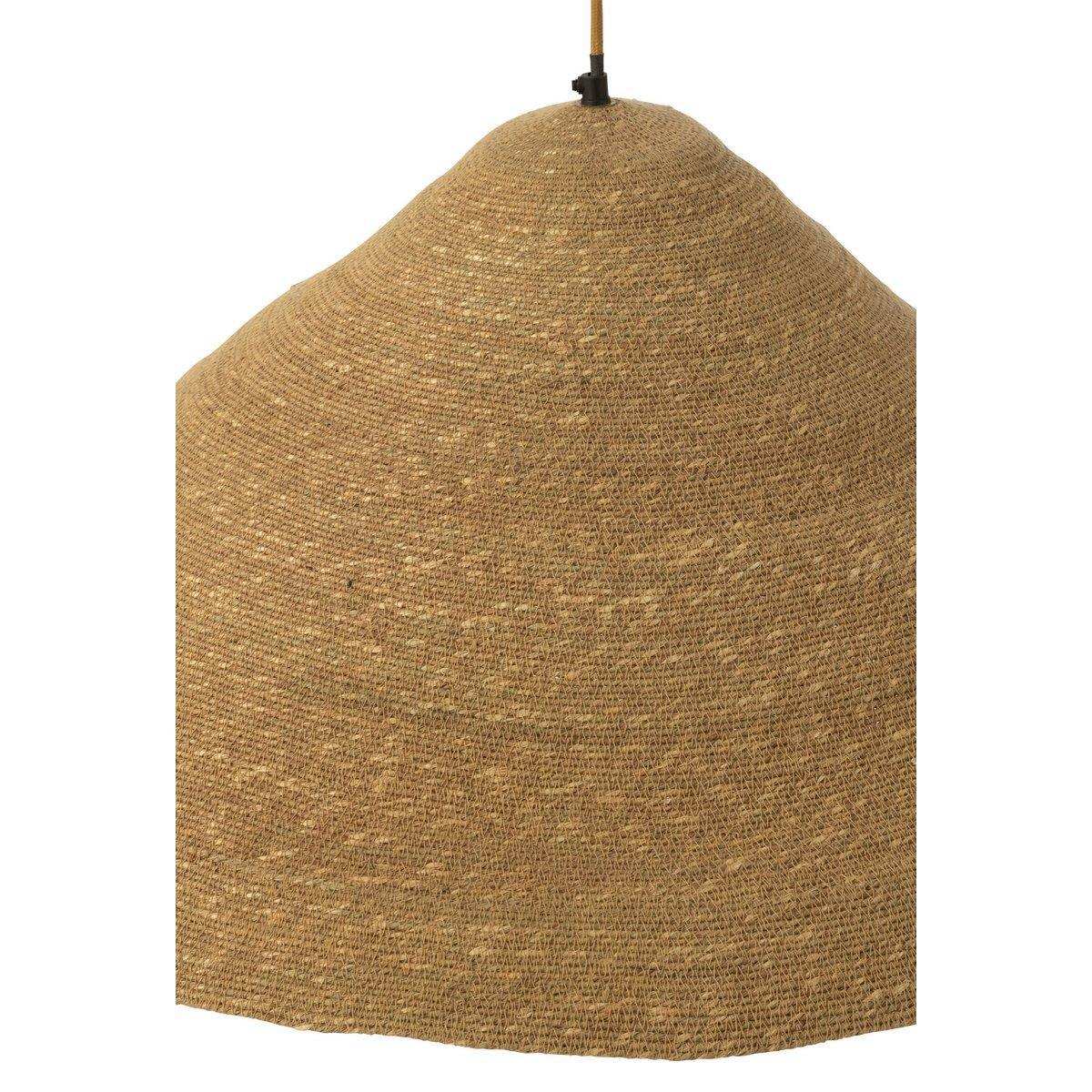 J-Line Hängelampe Hat Moonj – Gras – Natur – groß - HomeDesign Knaus