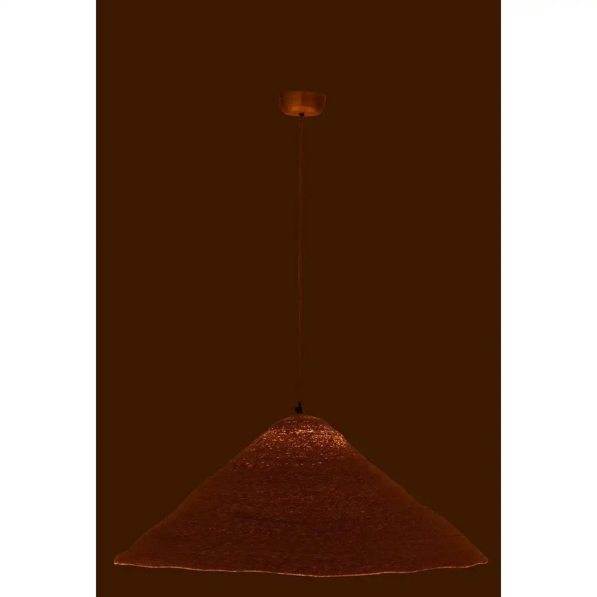 J-Line Hängelampe Hat Moonj – Gras – Natur – groß - HomeDesign Knaus