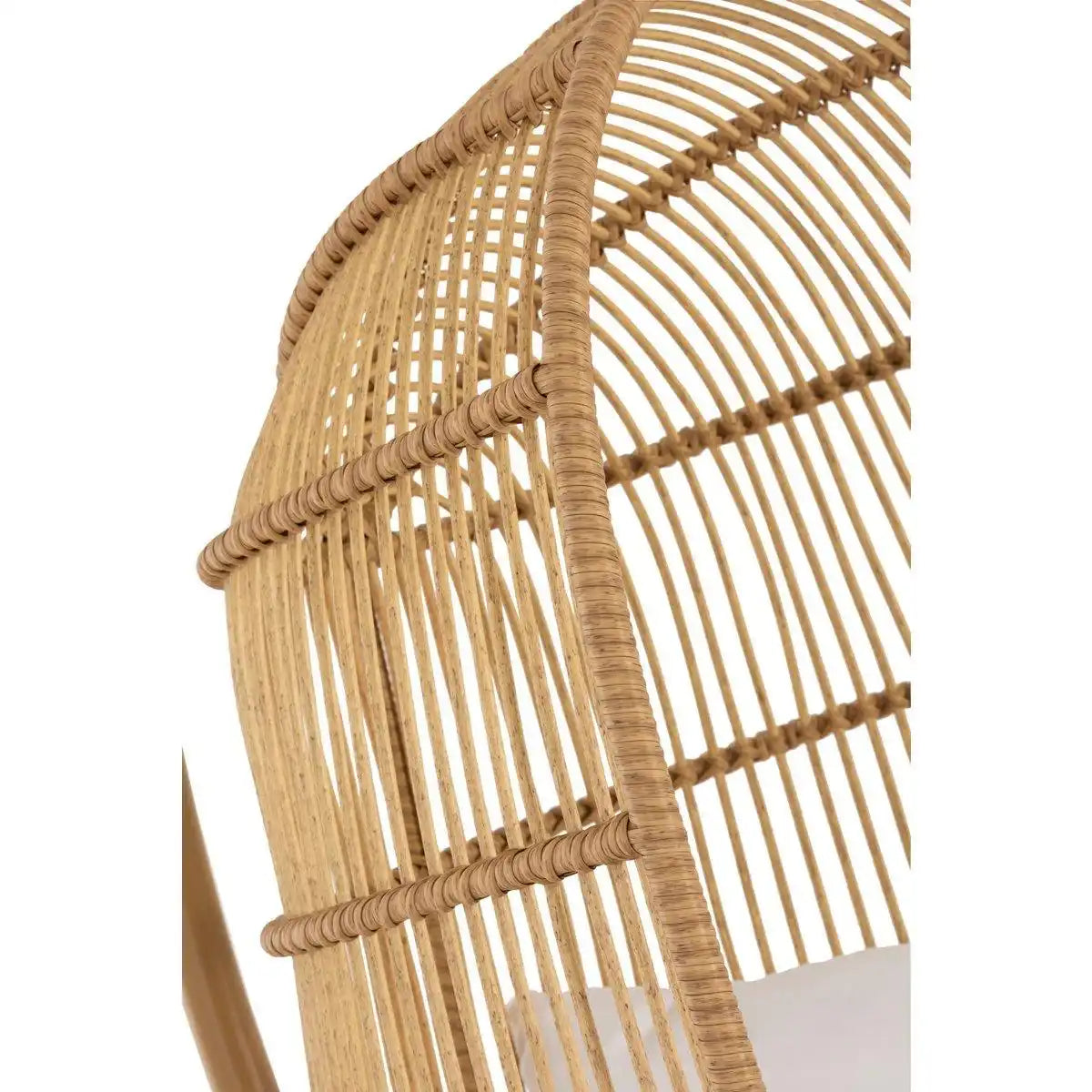 J-Line Hängesessel Oval – Stahl – Natur - HomeDesign Knaus
