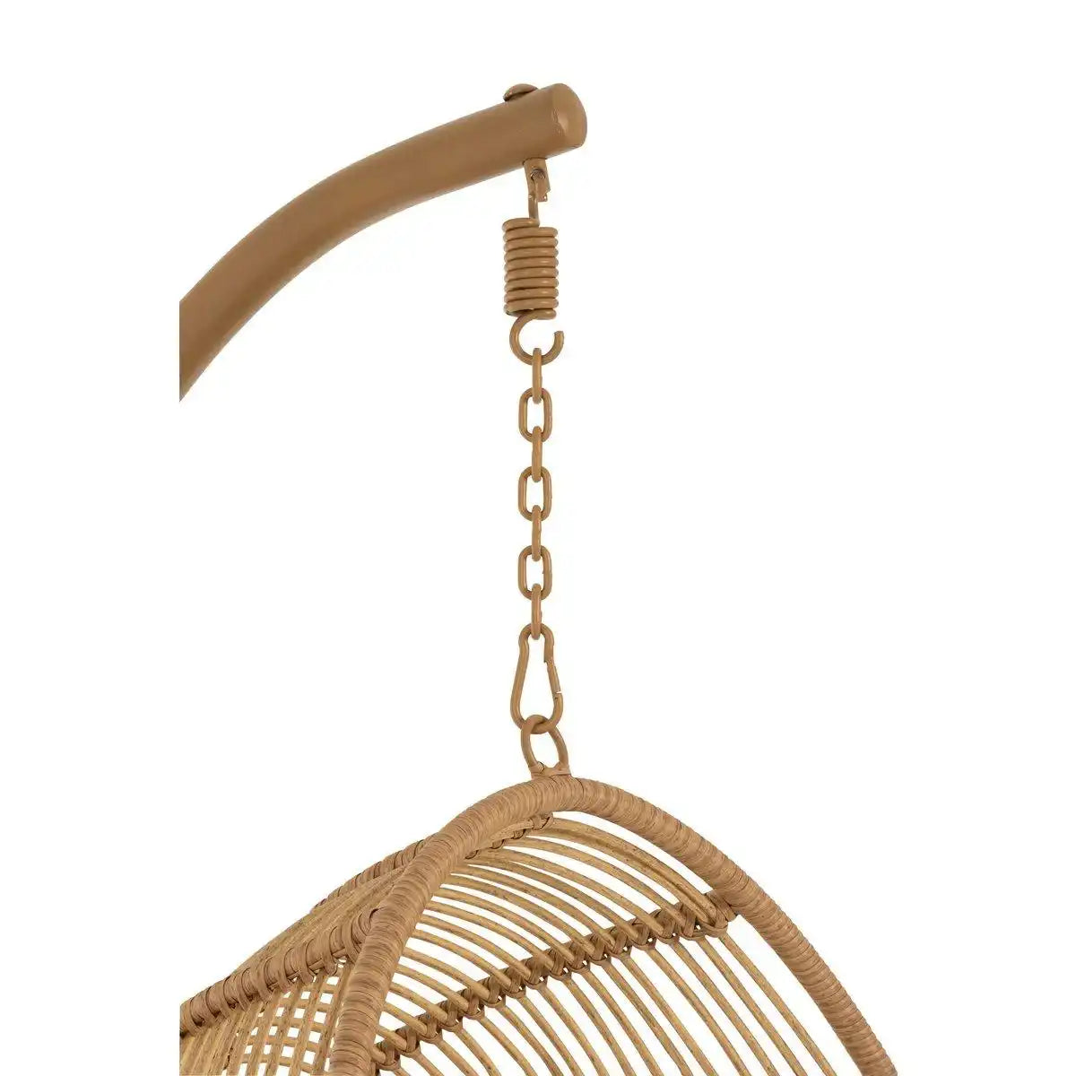 J-Line Hängesessel Oval – Stahl – Natur - HomeDesign Knaus
