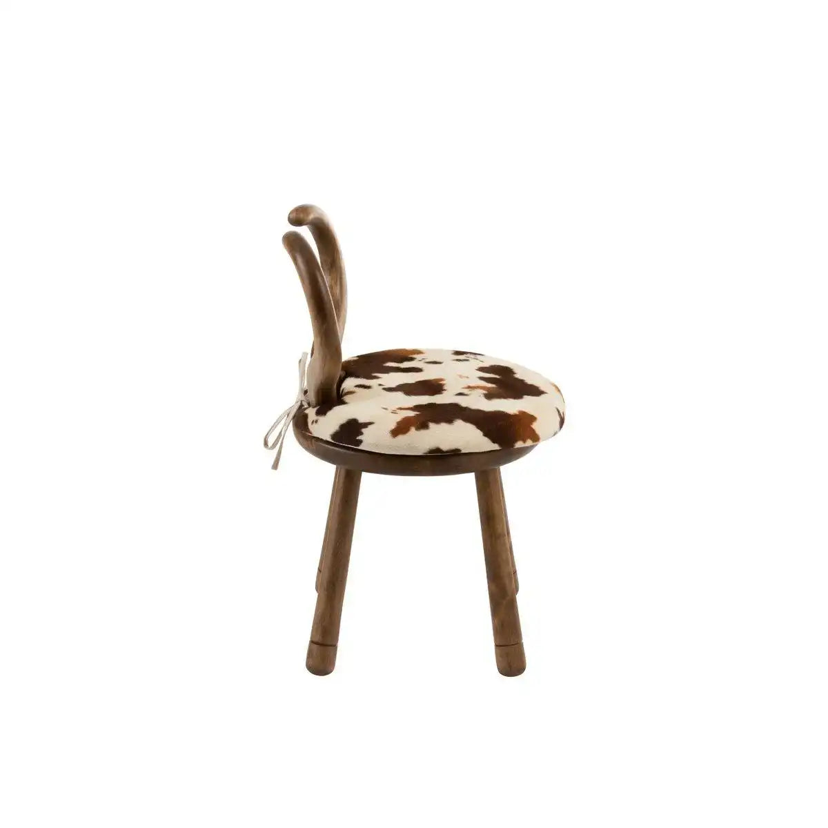 J-Line Hochstuhl Ear Cow – Holz – Braun - HomeDesign Knaus