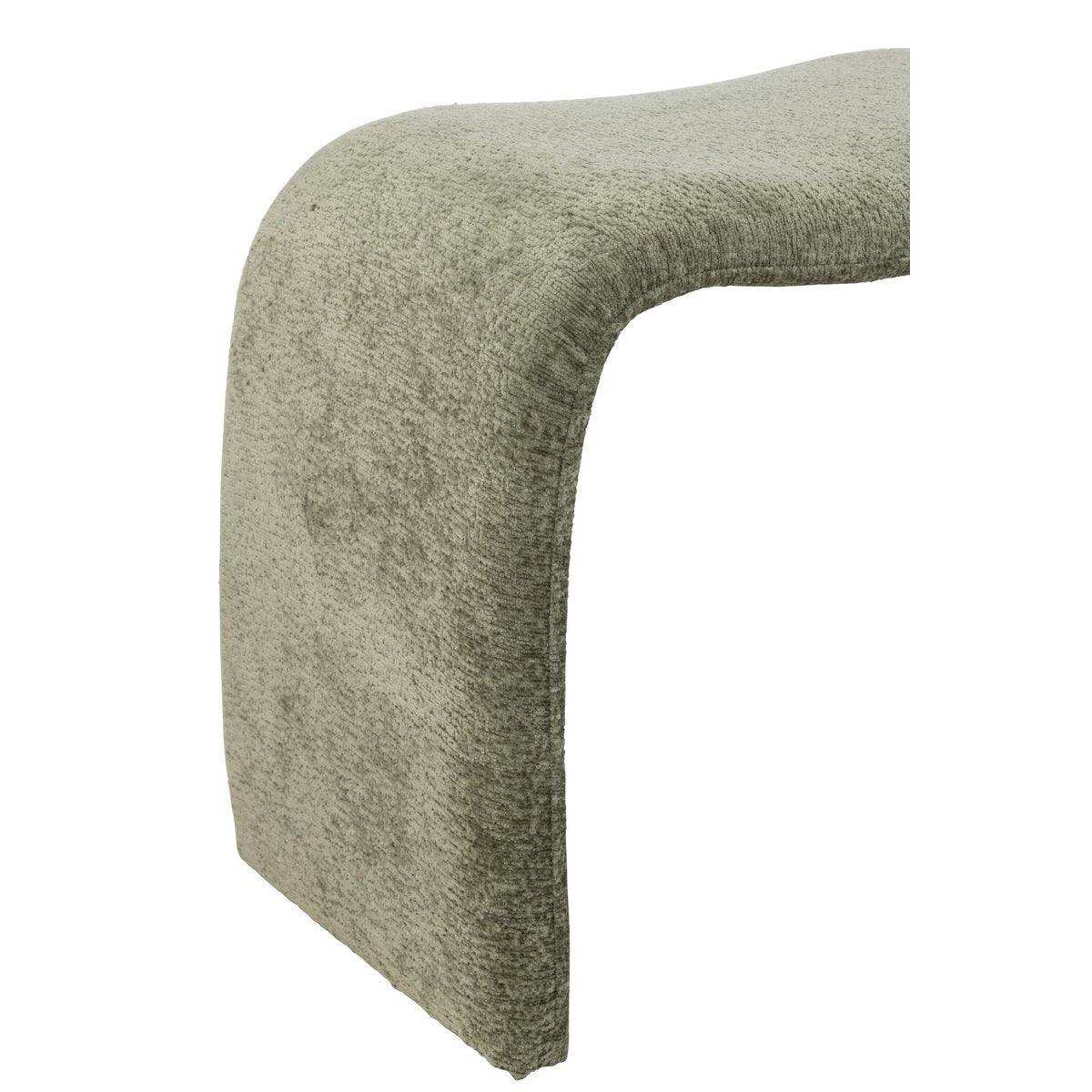 J-Line Hocker N-Form Textil Mintgrün - HomeDesign Knaus