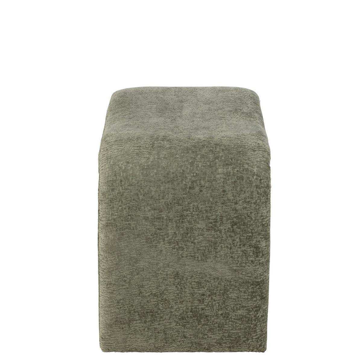 J-Line Hocker N-Form Textil Mintgrün - HomeDesign Knaus