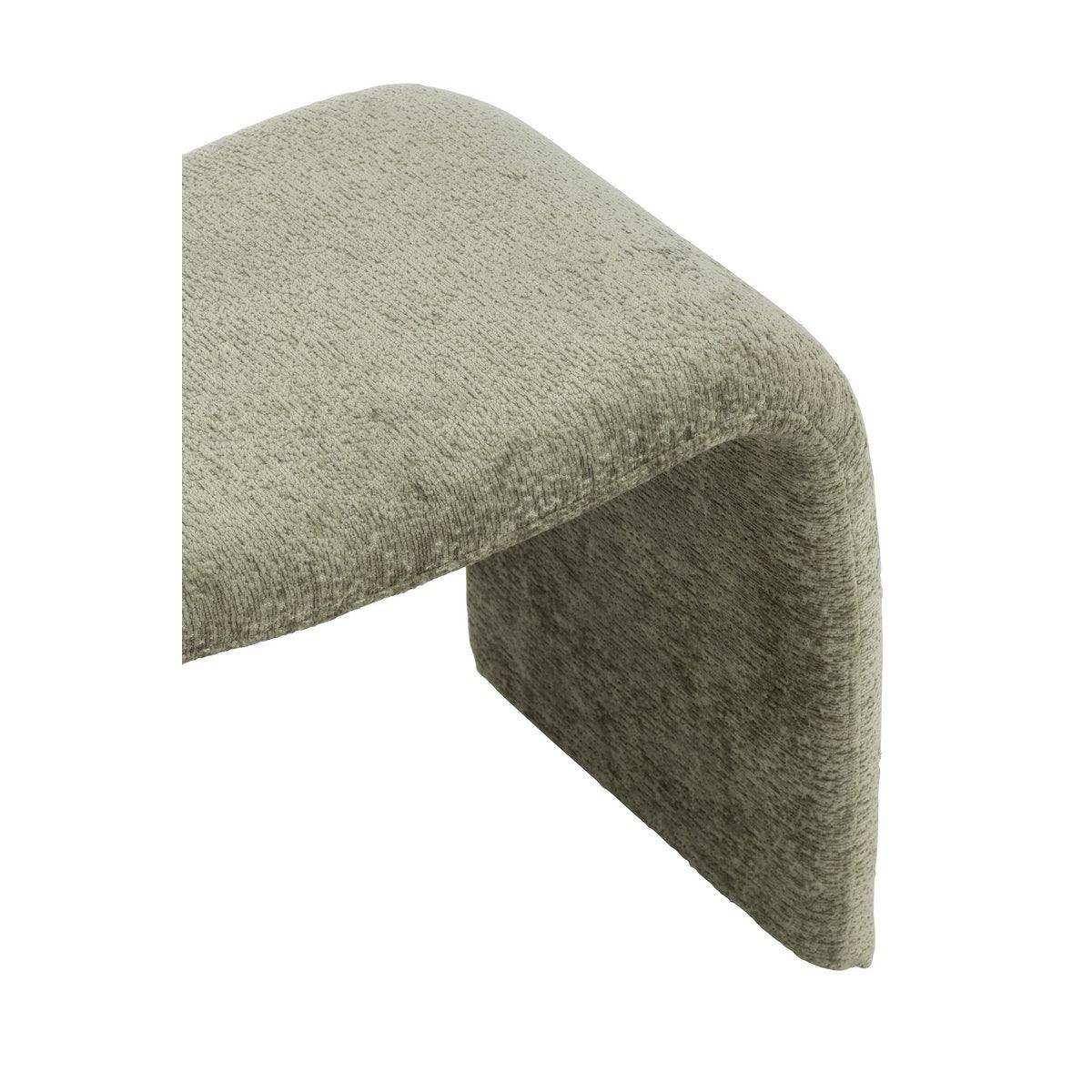 J-Line Hocker N-Form Textil Mintgrün - HomeDesign Knaus