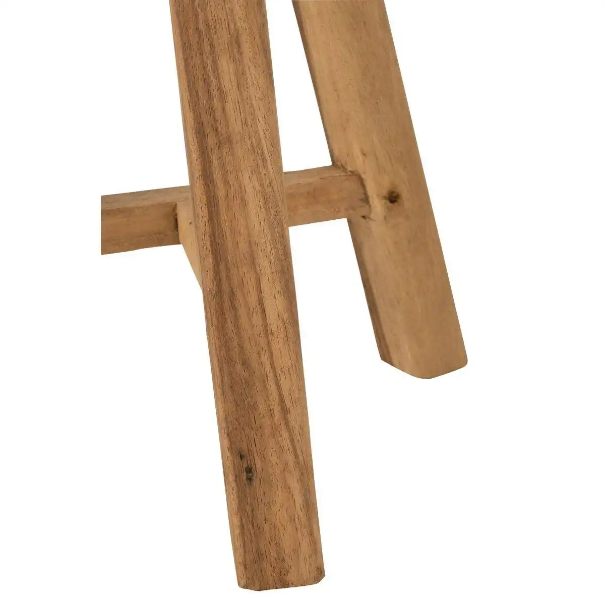 J-Line Hocker Rund Recycelt – Holz – Natur - HomeDesign Knaus