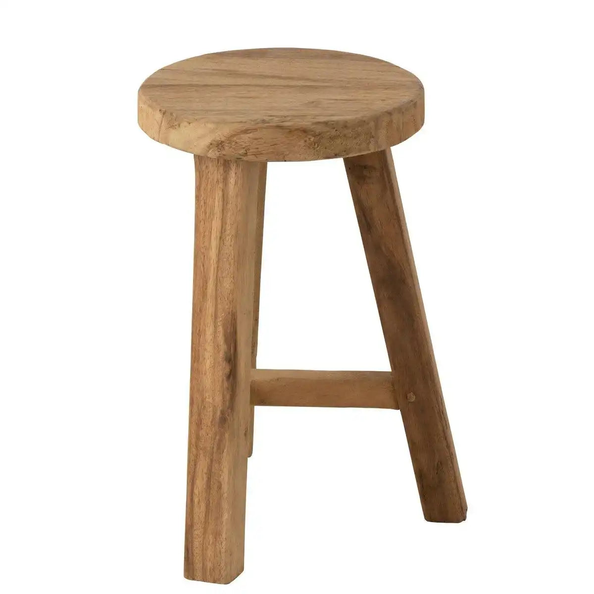 J-Line Hocker Rund Recycelt – Holz – Natur - HomeDesign Knaus