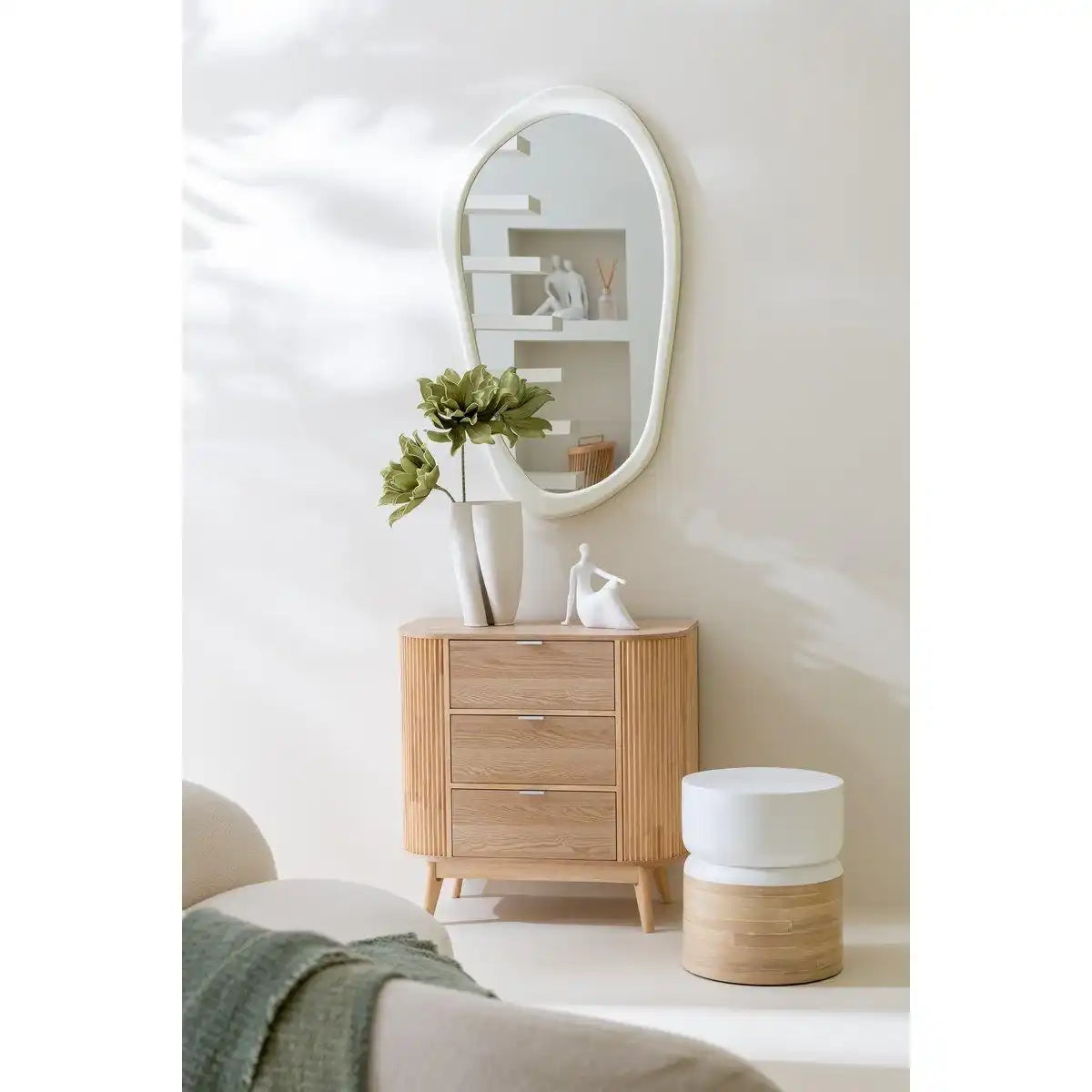 J-Line-Kabinett rund um MDF/Dennenhout Naturel groß - HomeDesign Knaus