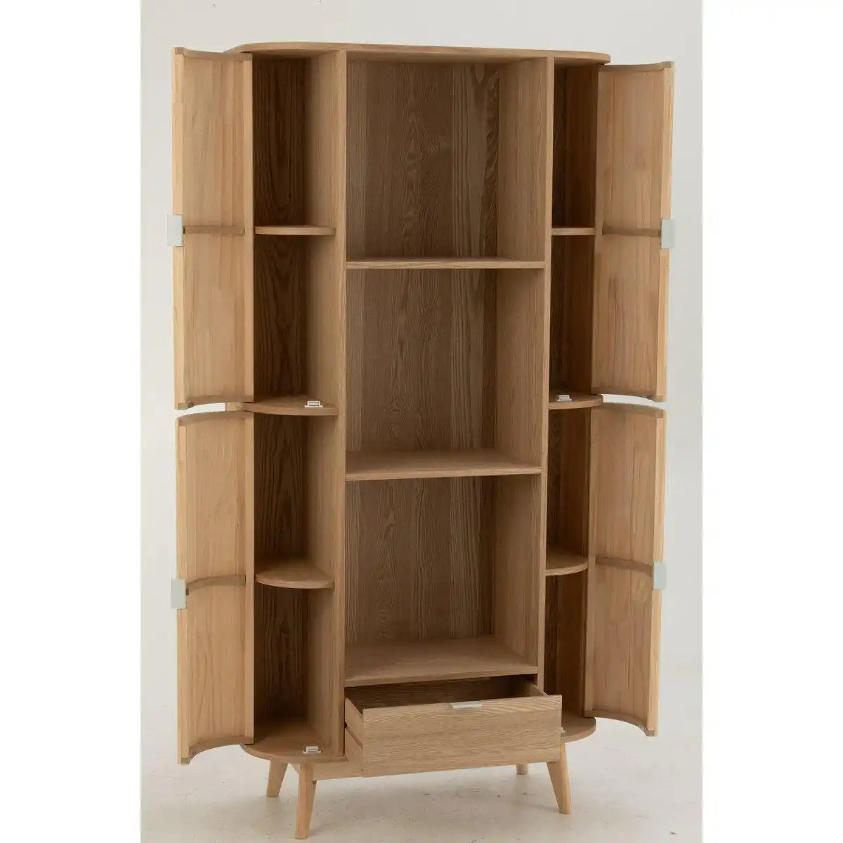 J-Line-Kabinettsfälle rund um MDF/Dennenhout Naturel - HomeDesign Knaus