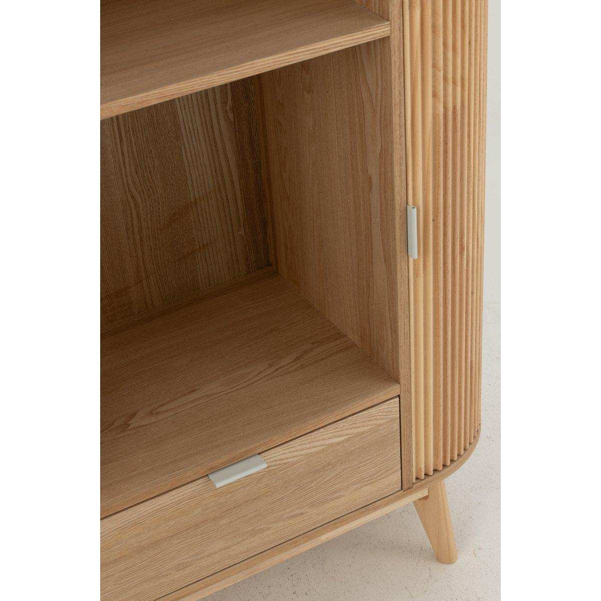 J-Line-Kabinettsfälle rund um MDF/Dennenhout Naturel - HomeDesign Knaus