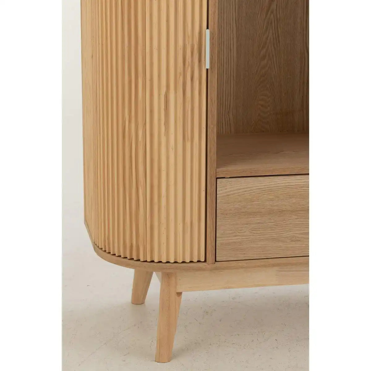 J-Line-Kabinettsfälle rund um MDF/Dennenhout Naturel - HomeDesign Knaus