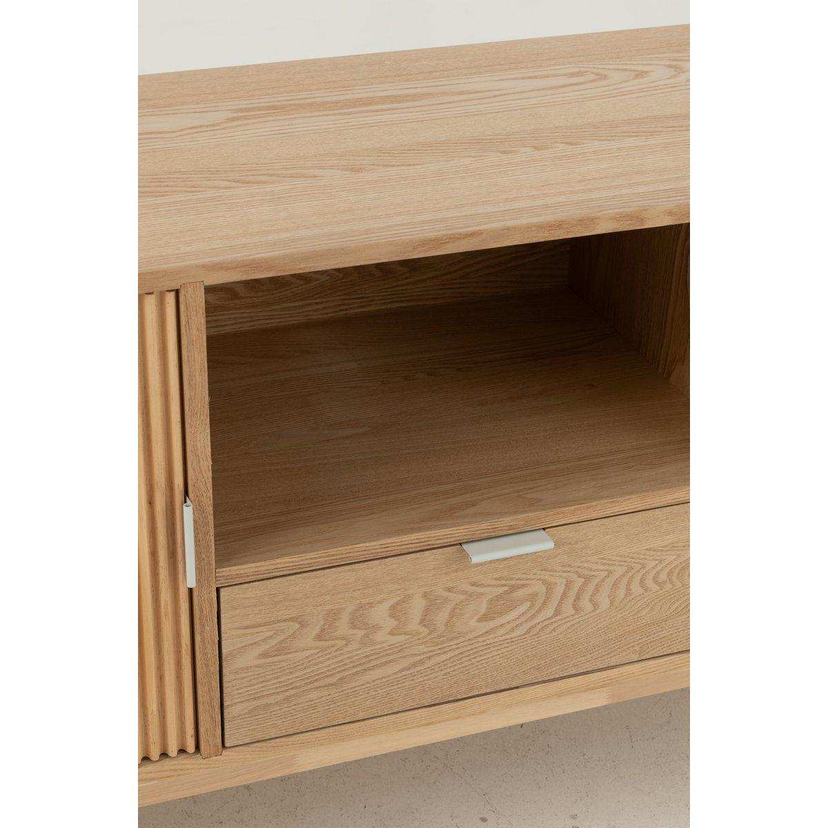 J-Line-Kabinettsrunde MDF/Dennenhout Naturel Small - HomeDesign Knaus