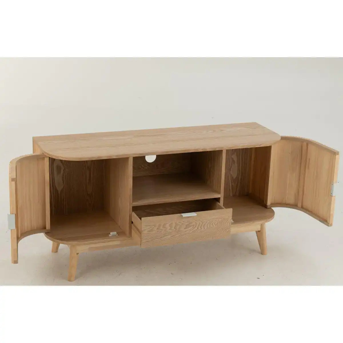 J-Line-Kabinettsrunde MDF/Dennenhout Naturel Small - HomeDesign Knaus