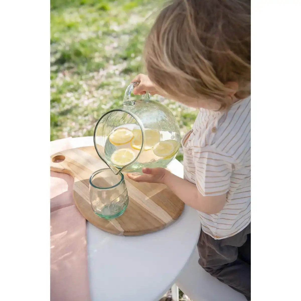 J-Line Karaffe Ella Glas transparent groß - HomeDesign Knaus