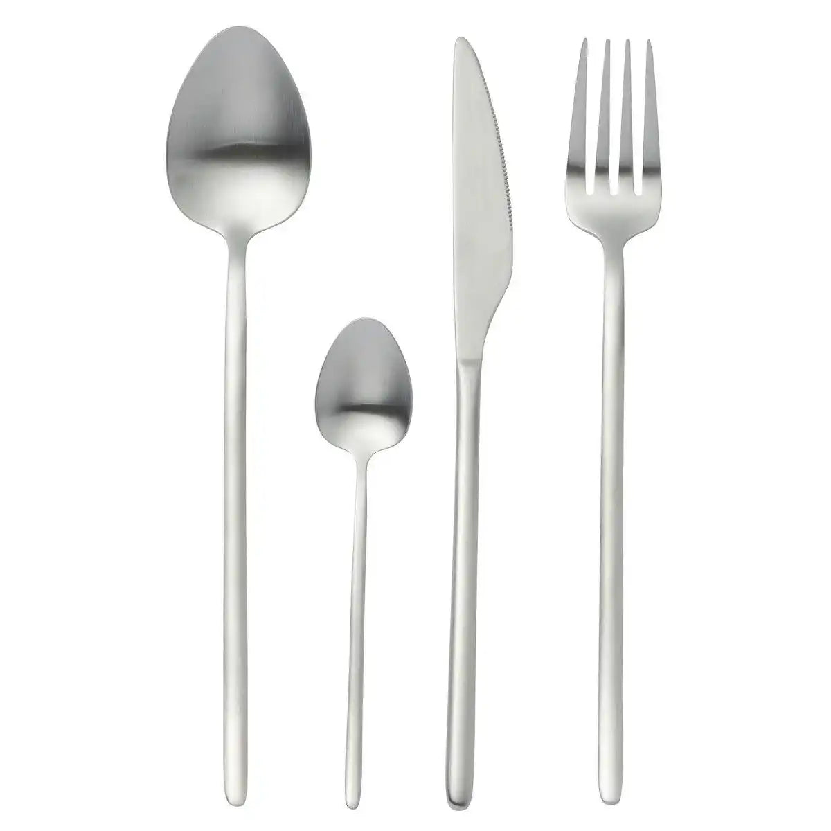 J-Line Kastenbesteck C 24-teilig, Edelstahl, mattsilbern - HomeDesign Knaus