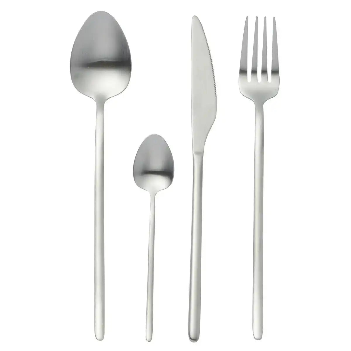 J-Line Kastenbesteck C 24-teilig, Edelstahl, mattsilbern - HomeDesign Knaus