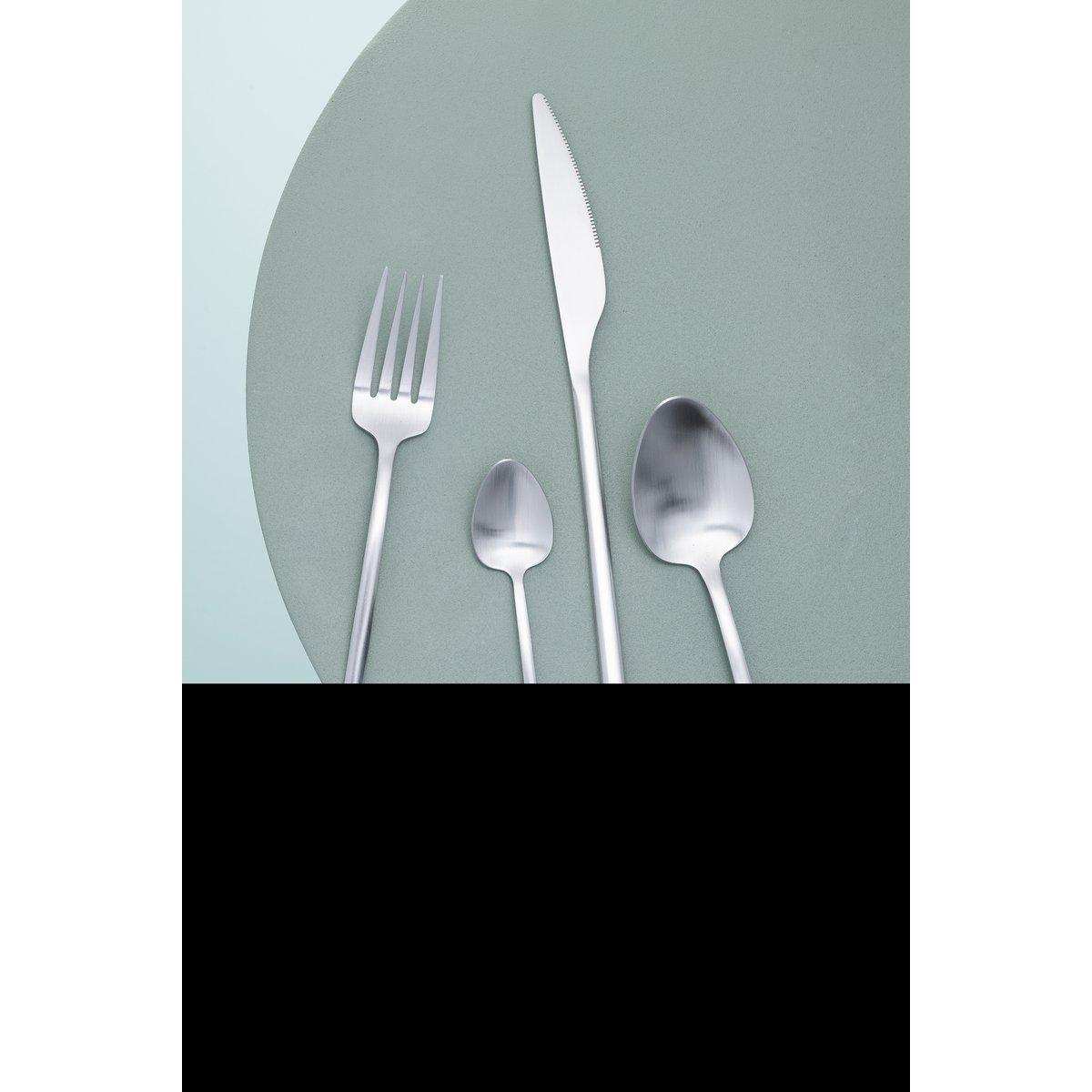 J-Line Kastenbesteck C 24-teilig, Edelstahl, mattsilbern - HomeDesign Knaus