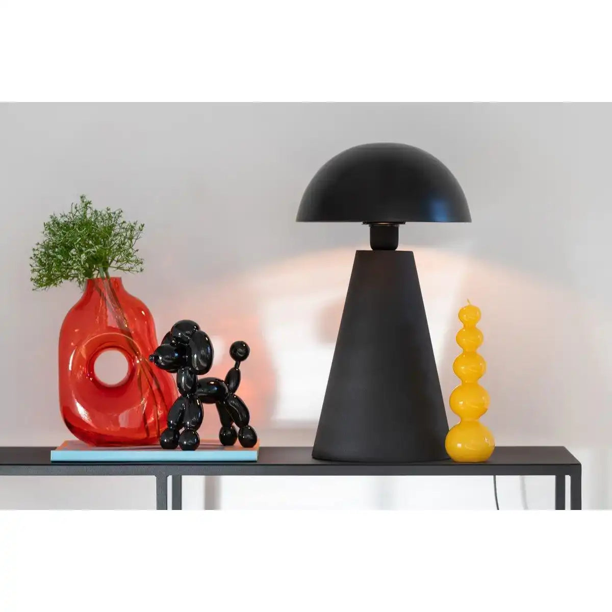 J-Line Kerze Kürbis - gelb - L - 25U - HomeDesign Knaus