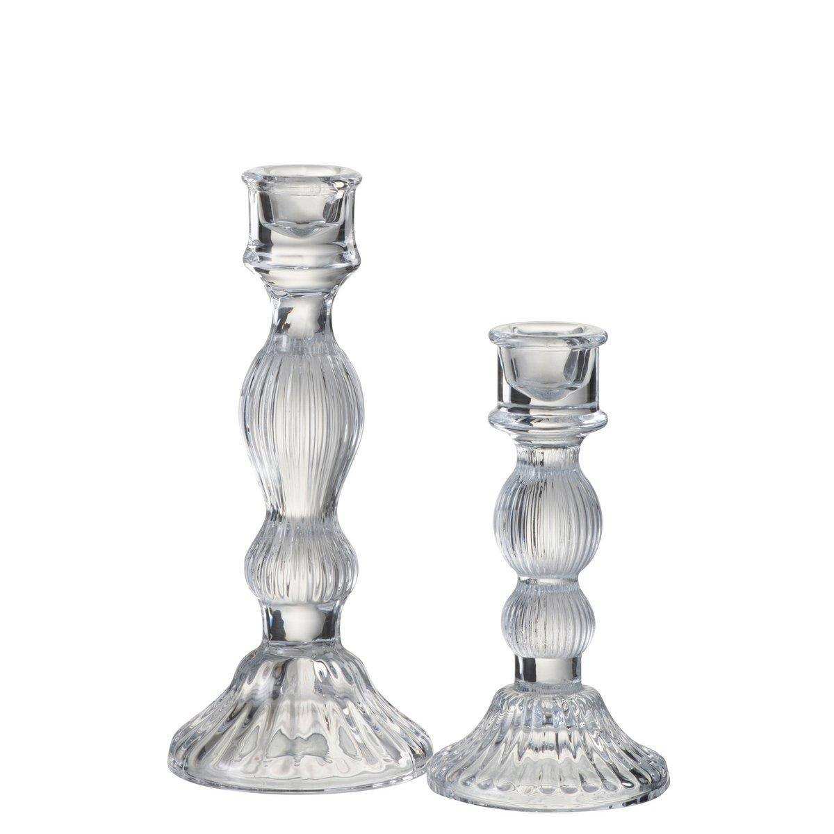 J-Line Kerzenhalter Sphere - Glas - transparent - groß - HomeDesign Knaus