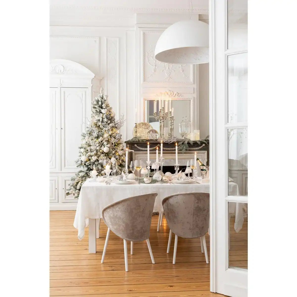 J-Line Kerzenhalter Sphere - Glas - transparent - groß - HomeDesign Knaus
