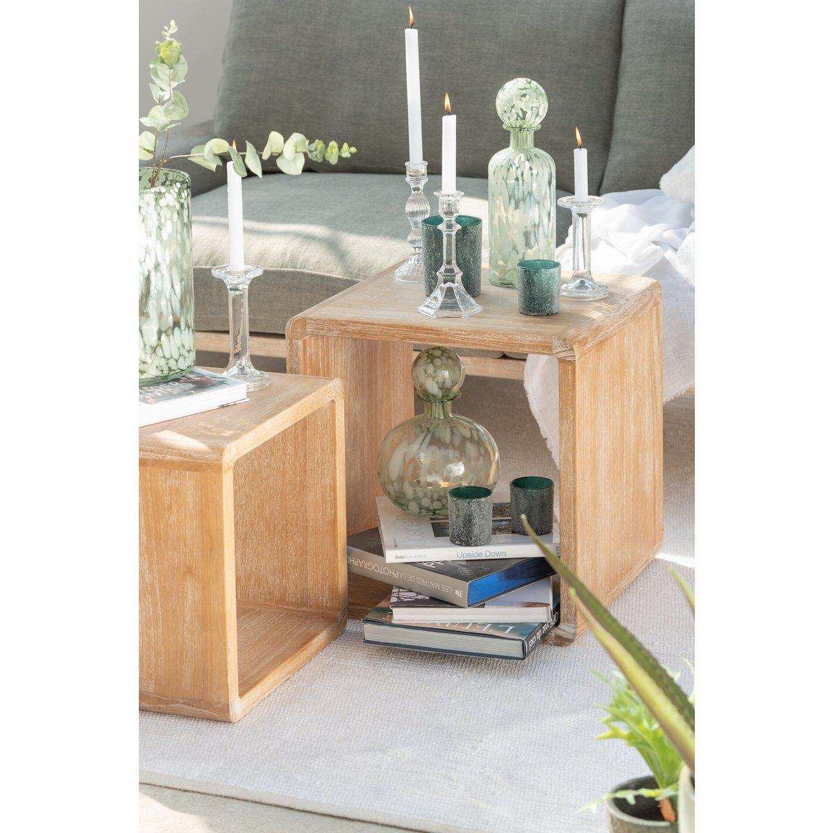 J-Line Kerzenhalter Sphere - Glas - transparent - groß - HomeDesign Knaus