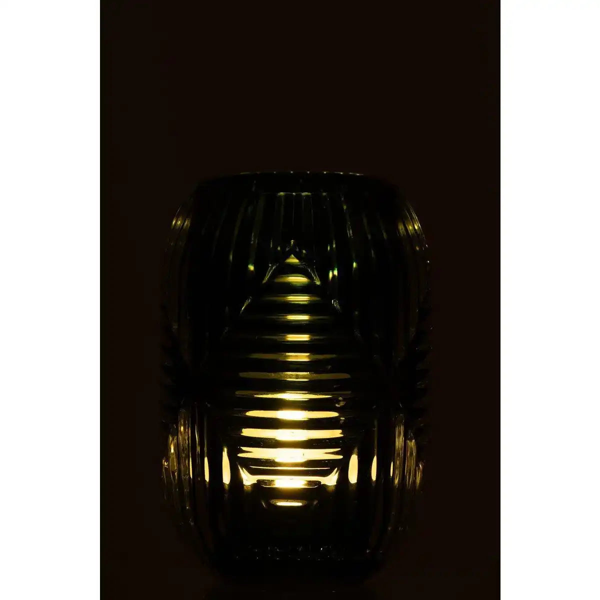J-Line Kerzenhalter - Teelichthalter High Lines - Glas - Grün - HomeDesign Knaus