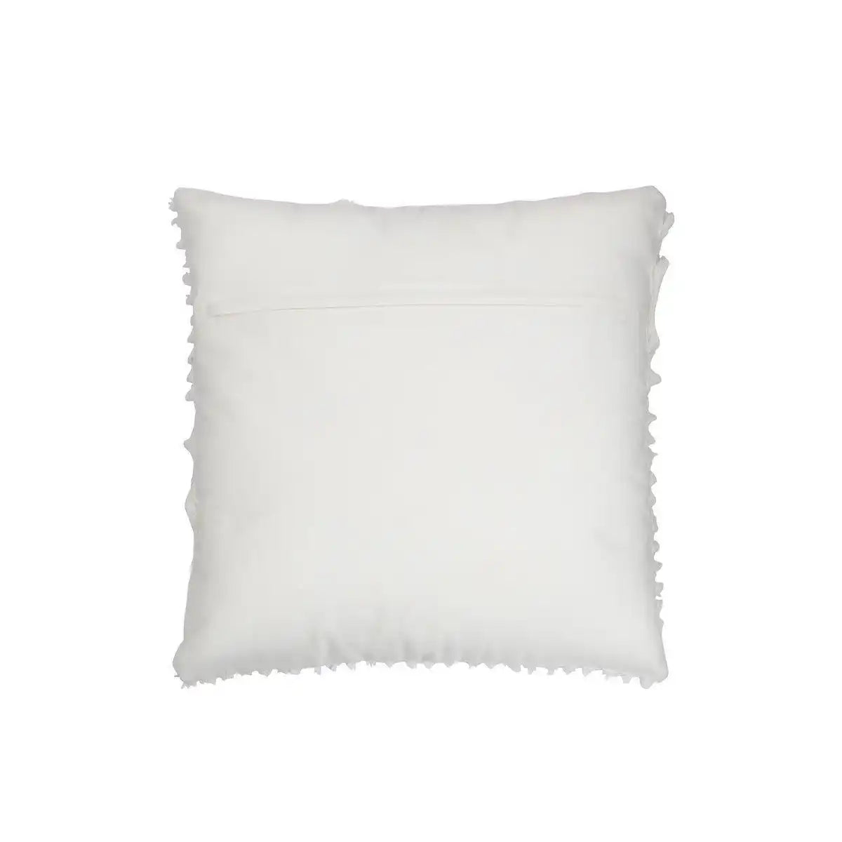 J-Line Kissen Bow Square – Polyester – Weiß - HomeDesign Knaus