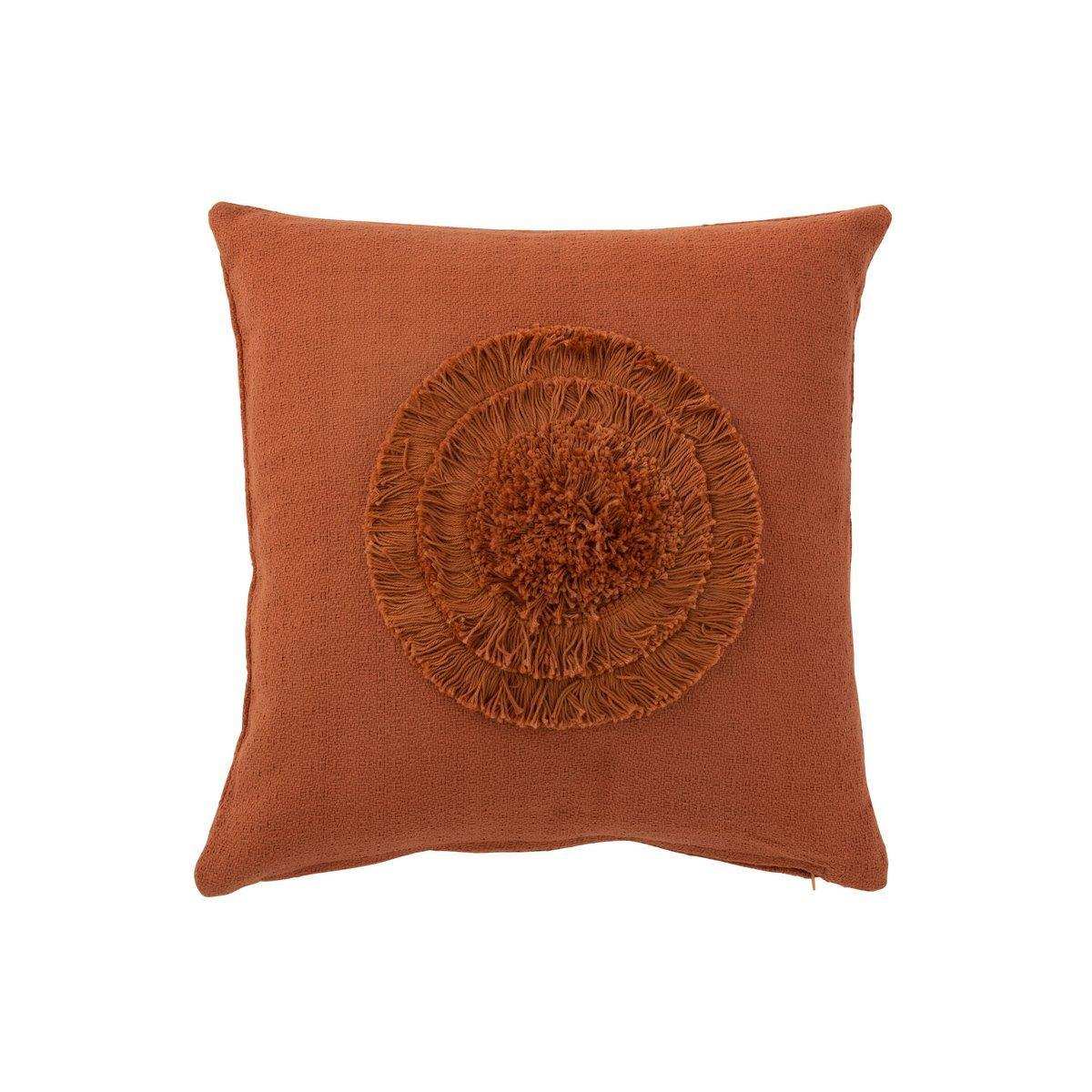 J-Line Kissen Circle – Textil – Terrakotta - HomeDesign Knaus