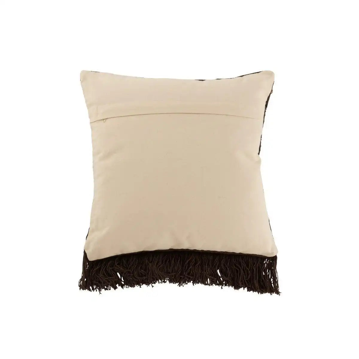 J-Line Kissen Etnic – Baumwolle – braun/schwarz/beige - HomeDesign Knaus