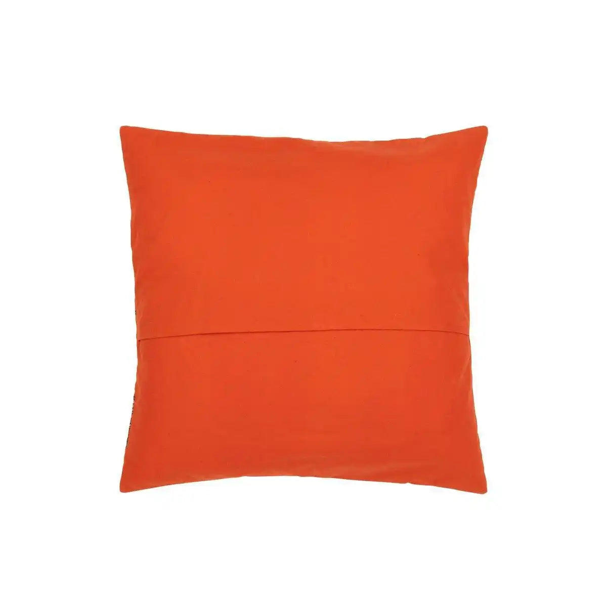 J-Line Kissen, exotische Tiere/Pflanzen, Nähte, Baumwolle, Orange - HomeDesign Knaus