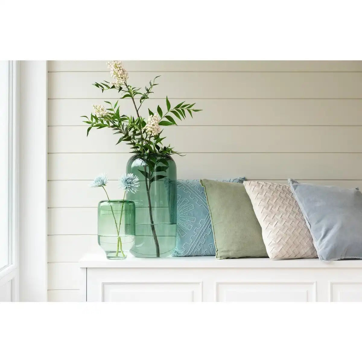 J-Line Kissen gewebt – Polyester – Minze - HomeDesign Knaus