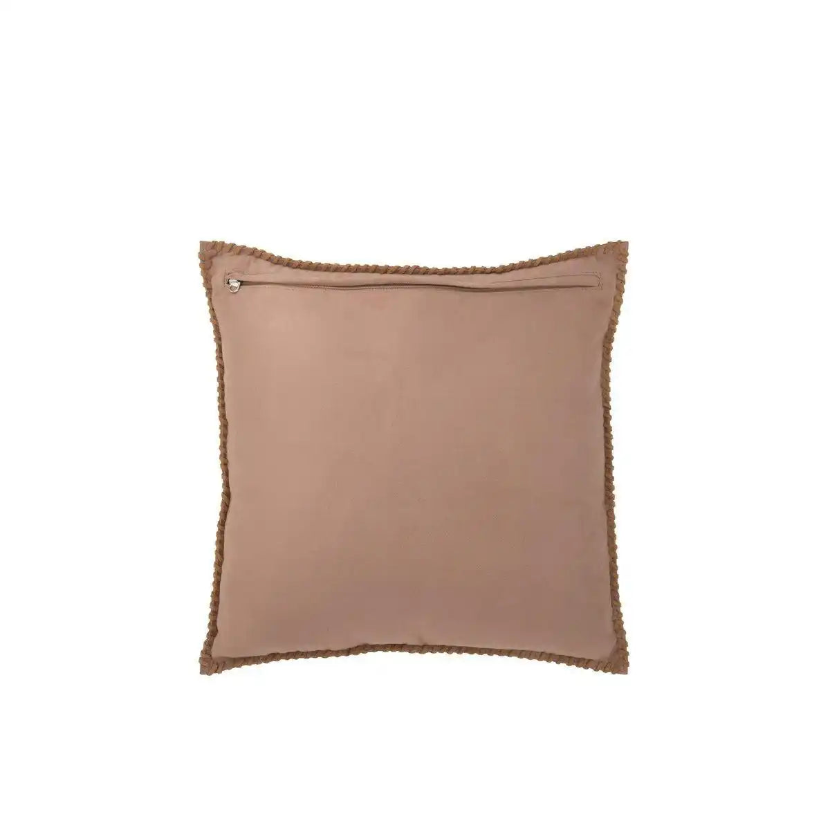 J-Line Kissen Middle Line – Leder – Kamel - HomeDesign Knaus