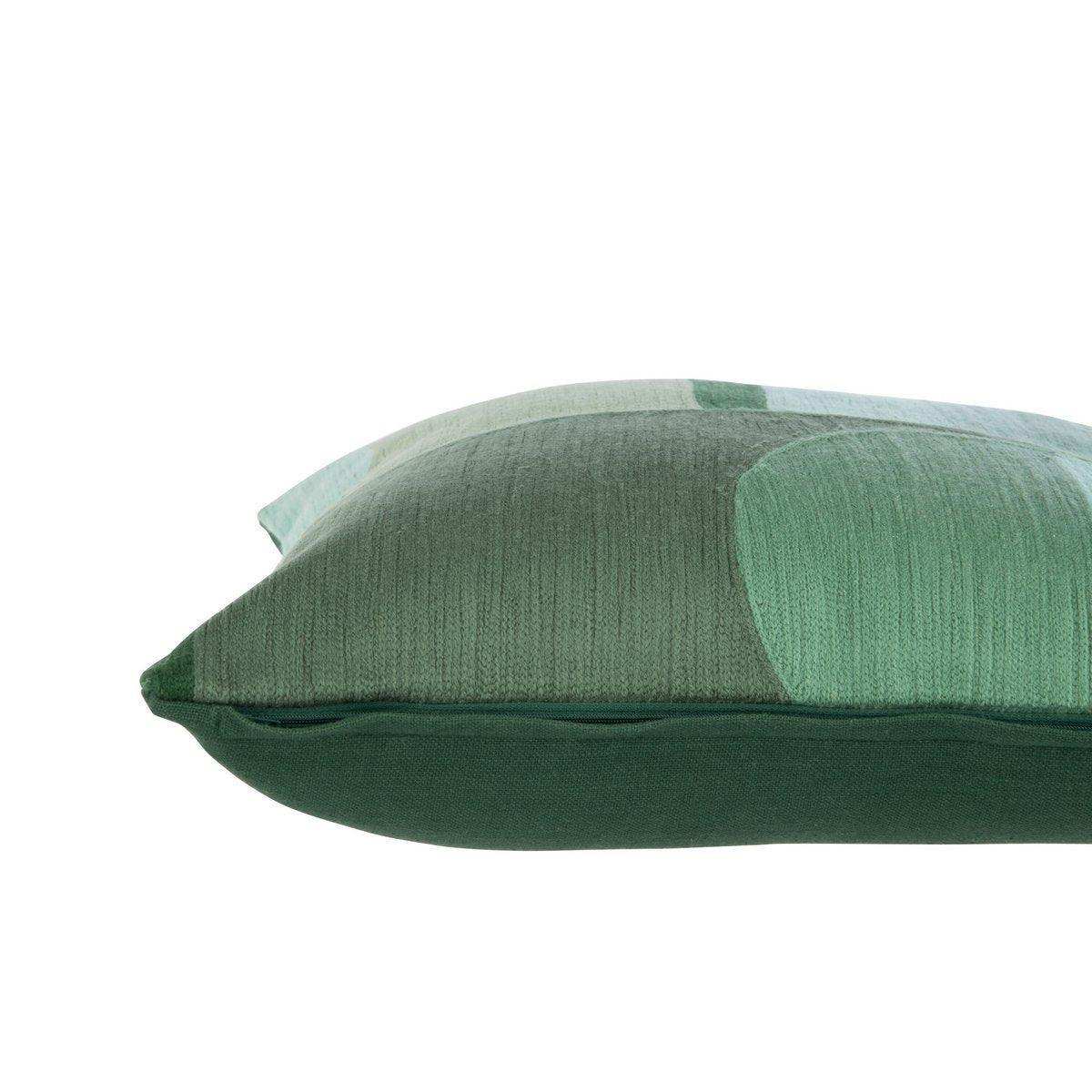 J-Line Kissen Shapes – Baumwolle – grün/blau - HomeDesign Knaus