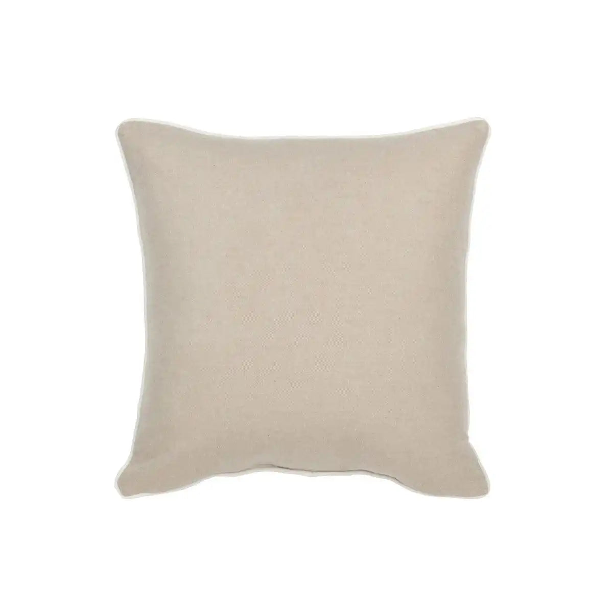 J-Line Kissen Shell - Baumwolle - Beige/Weiß - HomeDesign Knaus