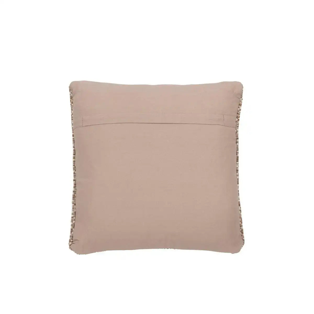 J-Line Kissen Squares Outdoor – Polyester – braun/weiß - HomeDesign Knaus