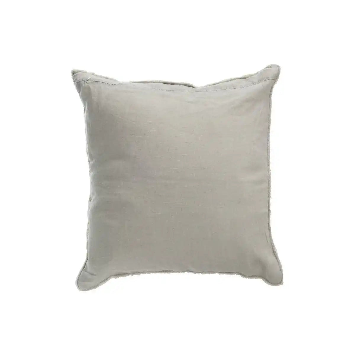 J-Line Kissen Stonewashed – Leinen – Grün - HomeDesign Knaus