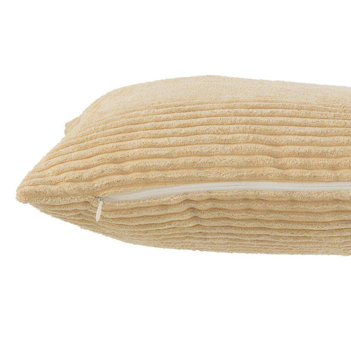 J-Line Kissen Stripe - Textil - Beige - HomeDesign Knaus