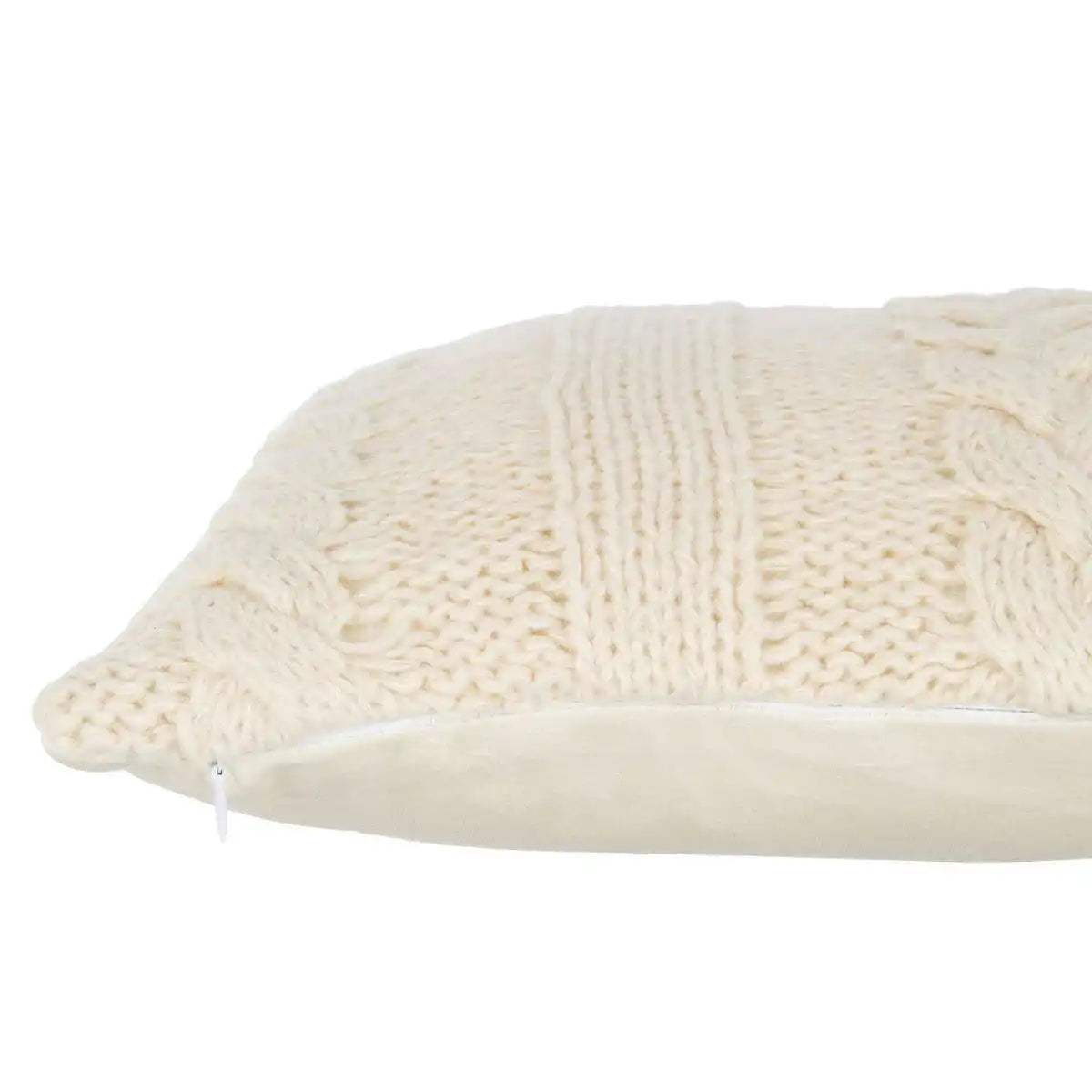 J-Line Kissen Twist -Polyester - Beige - HomeDesign Knaus
