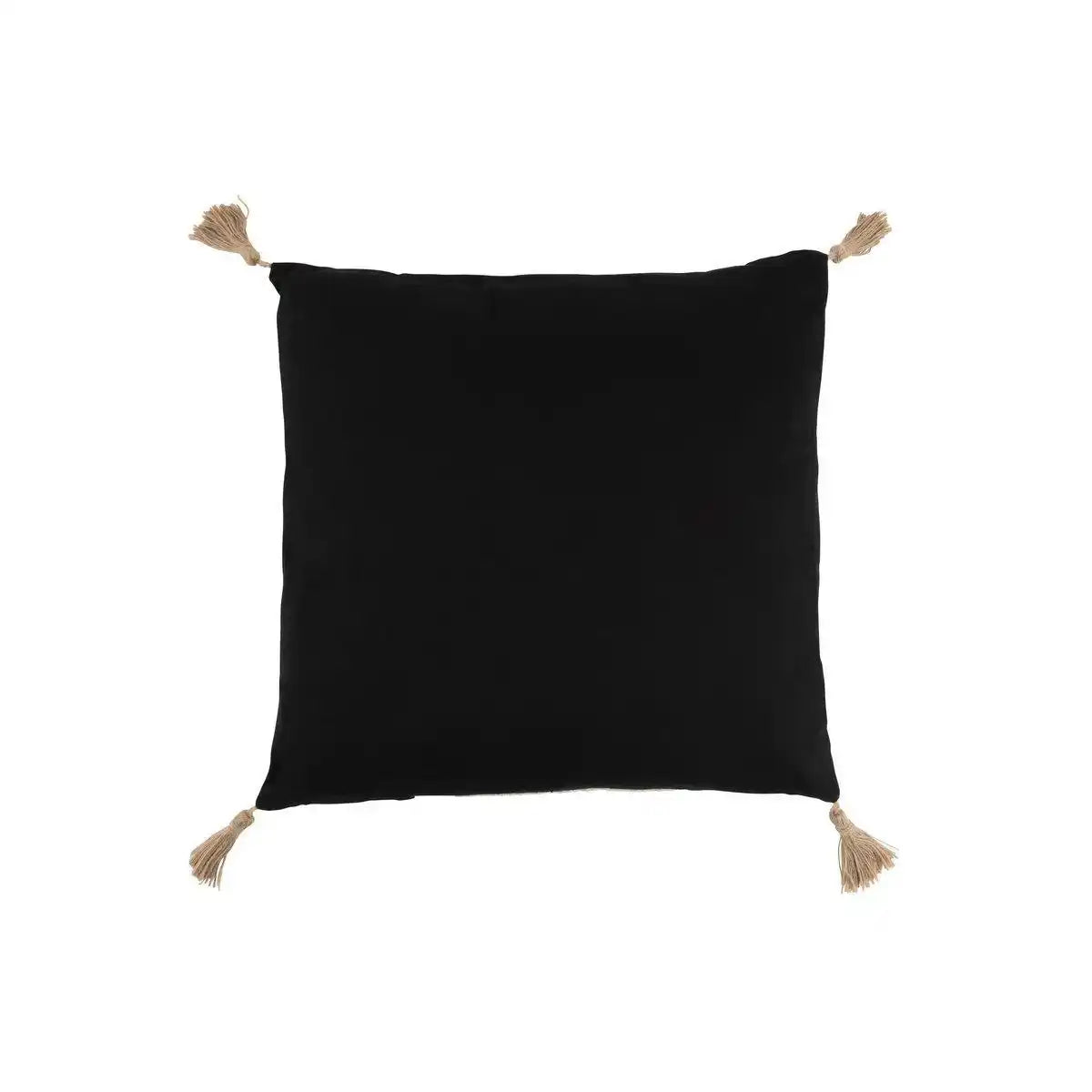 J-Line Kissen Woven Square - Polyester - Schwarz - HomeDesign Knaus