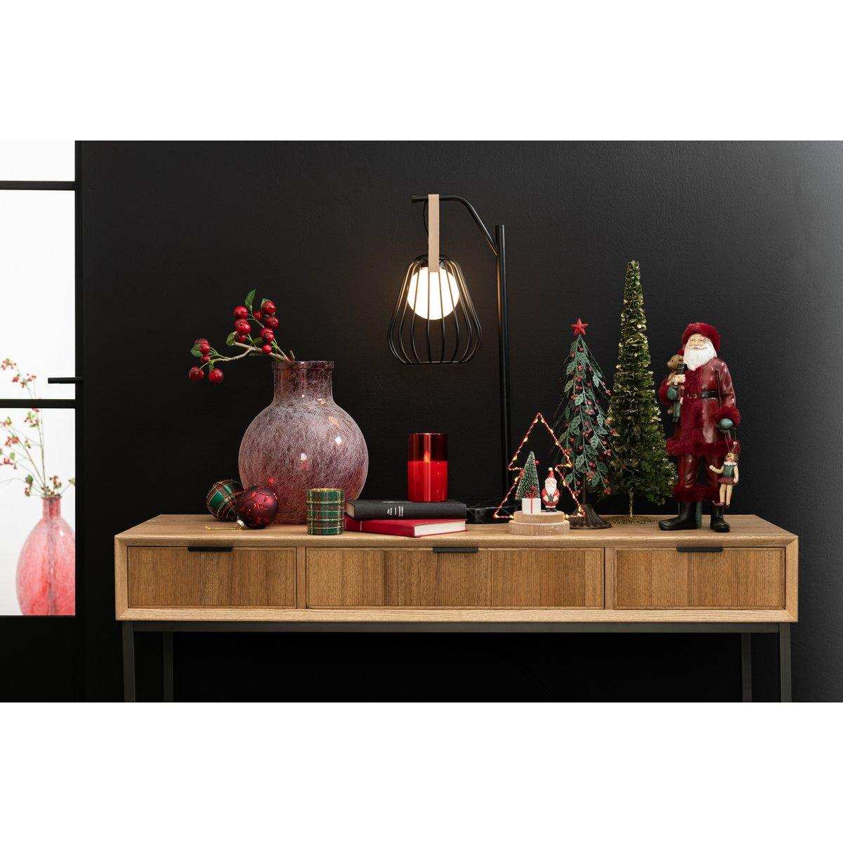 J-Line Konsole 3 Schubladen Holz/Metall Natur - HomeDesign Knaus
