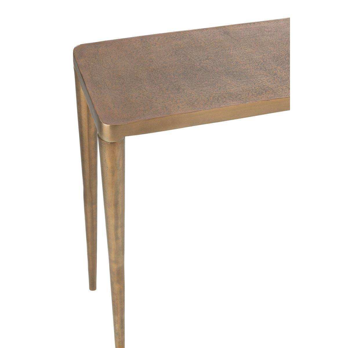 J-Line Konsole Fashion Aluminium Gold - HomeDesign Knaus