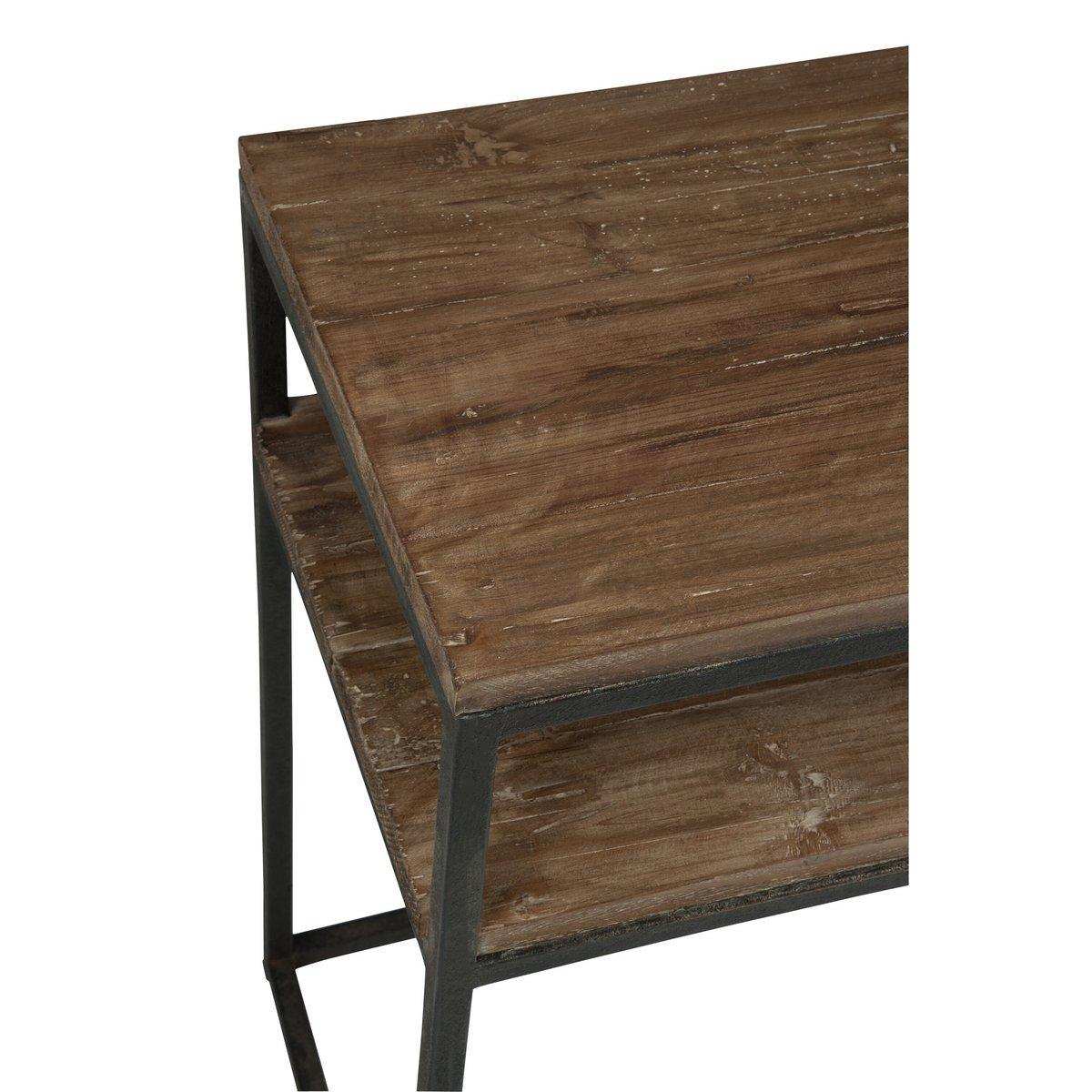 J-Line Konsole Holz/Mit Braun+Schwarz - HomeDesign Knaus