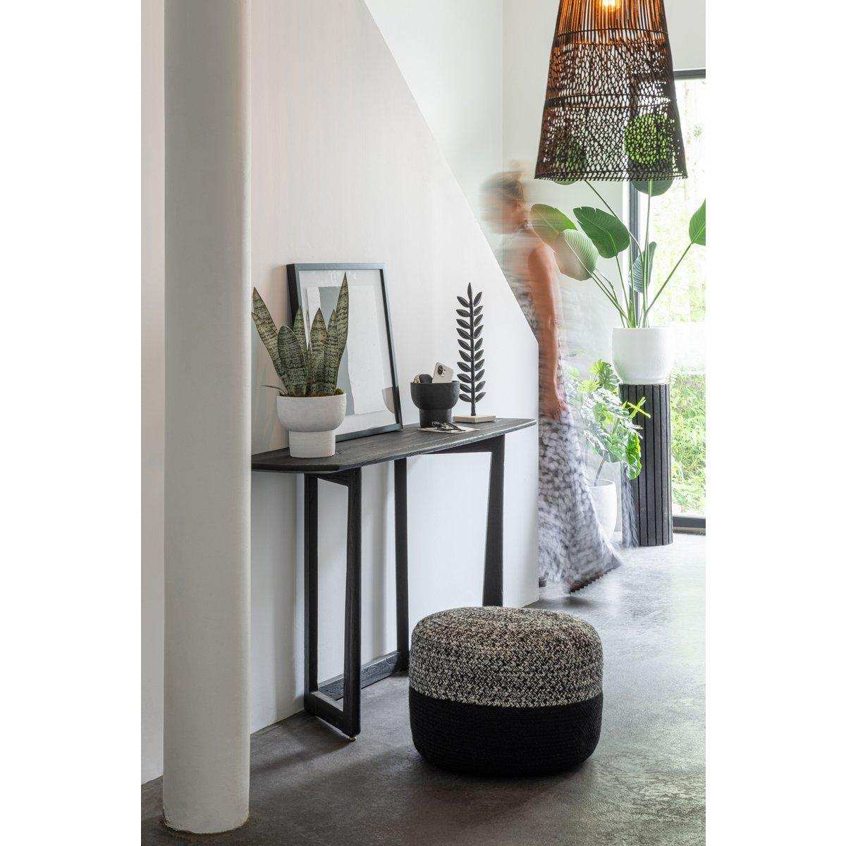 J-Line Konsole Maty Exotic Wood Schwarz - HomeDesign Knaus