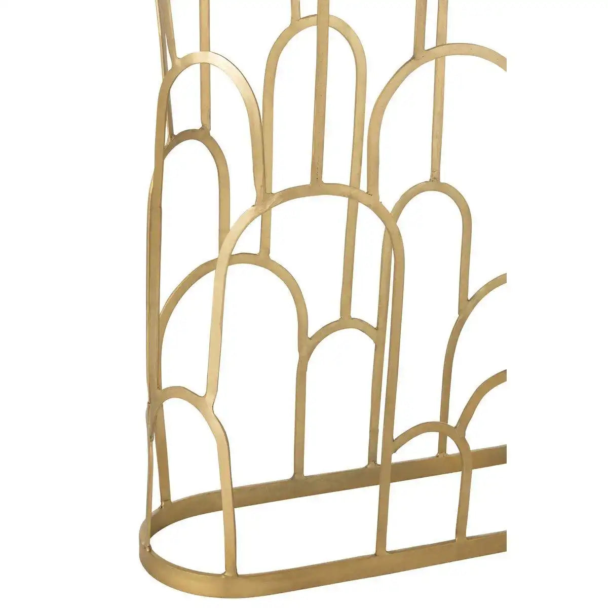 J-Line Konsole Moza Metall/Marmor Gold - HomeDesign Knaus